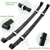 image10L0L Heavy Duty Golf Cart Rear Leaf Spring Kit 4Leaf Leaf Spring with Bushings ampamp Sleeves Fits Club Car PrecedentOnward 2004
