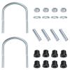 image10L0L Heavy Duty Rear Spring Kit for Club Car DS 1981up Golf Cart 4 Leafs Spring with Bushings Spacers ampamp U Bolts OEM 102006501 1014675 1011149