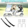 image10L0L Heavy Duty Rear Spring Kit for EZGO RXV 2008up Golf Cart Dual Action 2 Leaf Spring with Bushings Sleeves U Bolts OEM 603498 604494