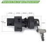 image10L0L Ignition Key Switch for Yamaha G22 G29 Drive  3 Position Switch Assembly with 2 Stander Keys for Yamaha Gas Golf Cart OEM JW6H251000