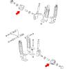 image10L0L RXV Front Wheel Hub Assembly with Hub BearingsOil SealsDust Covers for EZGO RXV GampampE Golf Carts 2008 Up OEM 609603 600001 6204 Pack of 2