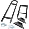 image10L0L Universal Golf Cart Rear Seat Safety Grab Bar Fits Club Car EZGO for Yamaha with Safety Triangles Red Directive Design Trailer Hitch Not Included