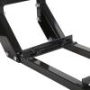 image10L0L Universal Golf Cart Rear Seat Safety Grab Bar Fits Club Car EZGO for Yamaha with Safety Triangles Red Directive Design Trailer Hitch Not Included