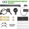image10L0L Upgrade Headlight Taillight Kit for Club Car DS Golf Cart with LowHigh Beam Turn Signal Switch Horn Button Blinker ampamp Brake Light Switch Pad Daytime Running Lamp