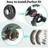 image10L0L Yamaha Golf Cart Brake Repair Kit Brake Hub Drums ampamp Shoes ampamp Spring kit fit Yamaha G14 G16 G19 G22 GampampE 19942006 ModelsOEM JU0G65210000 JN6F53310100 JN3F533100