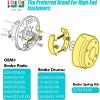 image10L0L Yamaha Golf Cart Brake Repair Kit Brake Hub Drums ampamp Shoes ampamp Spring kit fit Yamaha G14 G16 G19 G22 GampampE 19942006 ModelsOEM JU0G65210000 JN6F53310100 JN3F533100