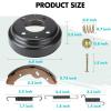 image10L0L Yamaha Golf Cart Brake Repair Kit Brake Hub Drums ampamp Shoes ampamp Spring kit fit Yamaha G14 G16 G19 G22 GampampE 19942006 ModelsOEM JU0G65210000 JN6F53310100 JN3F533100