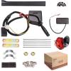imageGolf Cart Turn Signal Kit with Horn Brake Hazard Light Switch Universal Deluxe Light 9Pin Plug Upgrade Wiring Harness Kit 12 Volts