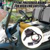 imageGolf Cart Turn Signal Kit with Horn Brake Hazard Light Switch Universal Deluxe Light 9Pin Plug Upgrade Wiring Harness Kit 12 Volts