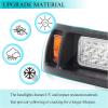 imageUniversal Golf Cart 12 Volt Headlight and Tail Light Kit for Club Car DS Carts Gas ampamp Electric Modelswith Upgrade Headlights Amber Turn Signals Brake Lights