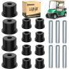 image10L0L Complete Rear Leaf Spring Bushing Sleeves Kit for EZGO RXV 2008up Electric ampamp Gas Golf Cart Replace OEM 620160 620161 624030