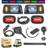 image10L0L Deluxe Golf Cart Light Kit for Club Car DS 12V60V Full Headlight Taillight Kit with RGB Daytime Running Lamp Low High Beam Turn Signal Horn Brake Pad Hazard BlinkerFor Club Car DS  New Upgrade
