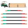 image10L0L Golf Cart Battery Cable Set for Yamaha G22 48V  4 Gauge 5Piece Golf Cart Battery Cable Wiring Harness with UltraLong Pure Copper LugsStyleA
