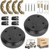 image10L0L Golf Cart Brake Drums ampamp Brake Shoes Spring Kit for Club Car DS 1995Up and Precedent 2004Up Gas and Electric Golf Carts Replace OEM 101791101 101823201 10603 101146610181630