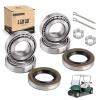image10L0L Golf Cart EZGO Front Axle Wheel Hub Bearings ampamp Oil Seals Kit for EZGO TXT 1976 UP Gas ampamp Electric OEM 50892G125146G1 70895G012 Sets
