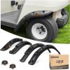 image10L0L Golf Cart Front Rear Fender Flares for Club Car DS 1993up with Stainless Steel Screws Set of 4Not Fit Modified Models