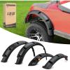 image10L0L Golf Cart Front Rear Fender Flares for EZGO RXV 20082015 with Stainless Steel Screws Set of 4Not Fit Modified Models