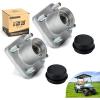 image10L0L Golf Cart Front Wheel Hub Assembly 2 Pack for Club Car DS and Precedent 2003up Front Hub Replacement Kit 102357701 with Ball Bearing Oil Seal ampamp Dust Cover
