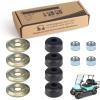 image10L0L Golf Cart Shock Absorber Bushing Kits Fits Club Car 1982 DS and Precedent Two FrontRear Stud Replaces OEM 1011415