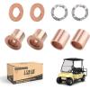 image10L0L Golf Cart UpperLower Spindle Bronze Bushing King Pin Bushing Fits Club Car DS 1981 UpReplace OEM 8067 7048 1010150 1016389