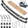 image10L0L Heavy Duty Golf Cart Rear Leaf Spring Kit 4Leaf Leaf Spring with Bushings ampamp Sleeves Fits Club Car PrecedentOnward 2004