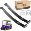 image10L0L Heavy Duty Rear Spring Kit for EZGO RXV 2008up Golf Cart Dual Action 2 Leaf Spring with Bushings Sleeves U Bolts OEM 603498 604494