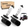 imageGolf Cart Headlight Bulb 12V 37W Super Bright Halogen Headlight Bulb for EZGO 1994up Club Car DS 1999up Club Car Precedent 2004up 2 Pack
