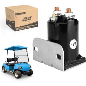 image10L0L 12V Starter Solenoid for Yamaha G2 G8 G9 G11 G14 G16 G20 Gas Golf Cart 19852002 4 Terminal 12 Volt Solenoid Replaces JF2H195000 JR3H195000 J388195001