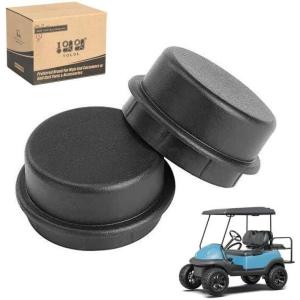 image10L0L 2 PCS Golf Cart Front Hub Dust Cap Cover for Club Car DS and Precedent 2003UP Golf Cart Spindle Plastic Club Car Hub 102353201