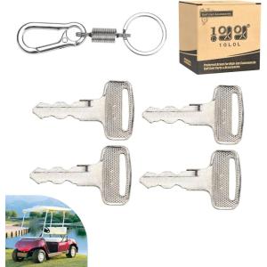image10L0L 4 Pack Ignition Keys for Yamaha G14 G16 G19 G20 G21 G22 G29 Drive Electric Golf Cart Replace OEM JU2H251100