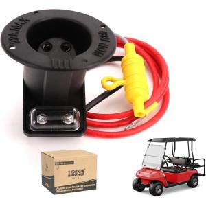 image10L0L Club Car DS Charger Receptacle  101802101 101796801 101894901  Club Car Charger Port 48 Volt