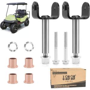 image10L0L Complete Front End King Pin Kit for Club Car Precedent 20035up GasElectric Golf Cart OEM 102287201 103638601 103638801