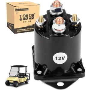 image10L0L Golf Cart 12V Solenoid for Club Car DS ampamp Precedent Gas 1984up Replace OEM 1013609 1117