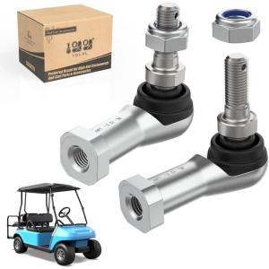 image10L0L Golf Cart Ball Joint Kit Tie Rod End Set Compatible with Club Car DS ampamp Carryall 2009up Left Thread and Right Thread for Driver and Passenger Side OEM 102022602 102022601 102288301