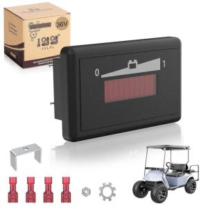image10L0L Golf Cart Battery Meter 36V LED Battery Power Indicator Compatible with Lead Acid Batteries Powered Golf Cart for Yamaha Club Car EZGO Lift Lawn Mower Leaf Trimmer Motorhome etc