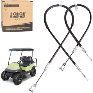 image10L0L Golf Cart Brake Cable for Club Car Precedent 2008up LR Driver and Passenger Side OEM 103528701 102557501 103528702 102557502 1 Set
