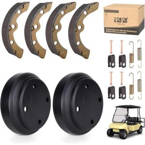 image10L0L Golf Cart Brake Repair Kit fit Club Car DS 1995Up and Precedent 2004UpClub Car Brake Drums ampamp Brake Pads ampamp Brake Shoes Spring KitOEM 101791101 10603 101823201With Spring Kit