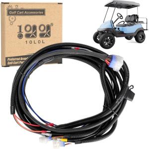 image10L0L Golf Cart Bucket Harness 12V for Golf Cart Club Car Precedent 20085 Up  2022 Update 78 inch