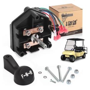 image10L0L Golf Cart Forward and Reverse Switch with Handle Fits Club Car 96Up DS 48 Volt Replaces 101753005