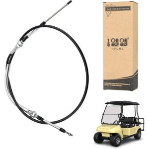 image10L0L Golf Cart ForwardReverse Transmission Shift Cable for Club Car DS 1998 upReplaces OEM101951501103379501 685Long