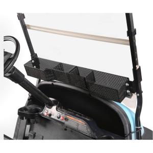 image10L0L Golf Cart Front Inner Basket for Club Car DS ampamp Precedent 2001up Dash Storage Box Metal Mesh Tray Organizer