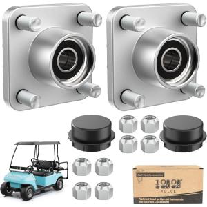 image10L0L Golf Cart Front Wheel Hub Assembly for Club Car DS and Precedent 2003up ampamp Tempo 2018Up Gas or Electric Models Replaces OEM 102357701 with Hub BearingOil SealDust Cover