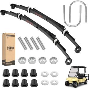 image10L0L Golf Cart Heavy Duty Rear 4Leaf Spring Kit with Bushings ampamp Sleeves for Club Car DS Golf Cart Accessories