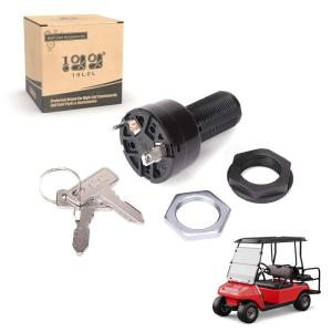 image10L0L Golf Cart Ignition Switch Starter Switch with 2 Keys Fit for Club Car Precedent Electric 2004 2TerminalOEM 102508601