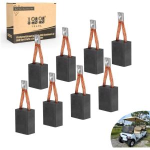 image10L0L Golf Cart Starter Brush Kit Motor Brushes Set 37HP Fits Club Car DS L6 L8 8Passenger Replaces OEM 102938601