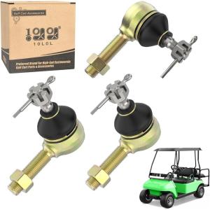 image10L0L Golf Cart Tie Rod End Kit for Club Car DS 19762008 Gas ampamp Electric LeftHand ampamp RightHand Thread Ball Joint OEM 7539 7540
