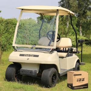 image10L0L Golf Cart Windshield Fits Club Car DS Soft Golf Cart Lightweight Foldable Windproof Waterproof