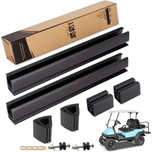 image10L0L Golf Cart Windshield Mounting Kit for Club Car DS ampamp Precedent  Includes Windshield Sash ampamp Bottom Clips 126quot Retaining Clips for 1quot x 1quot Tube  OEM101444101 102005801