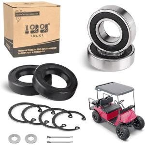 image10L0L Rear Axle Shaft Bearing ampamp Seal Kit for EZGO Golf Cart OEM 611931 70181G01 70181G01 15112G1 15112G1 620343 2 Pack