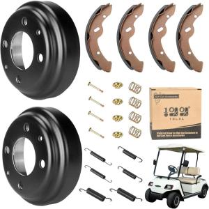 image10L0L Yamaha Golf Cart Brake Repair Kit Brake Hub Drums ampamp Shoes ampamp Spring kit fit Yamaha G14 G16 G19 G22 GampampE 19942006 ModelsOEM JU0G65210000 JN6F53310100 JN3F533100